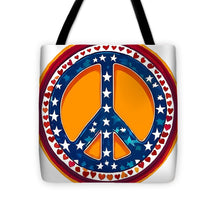 MAKE PEACE GREAT AGAIN - Patriotic Peace - Tote Bag