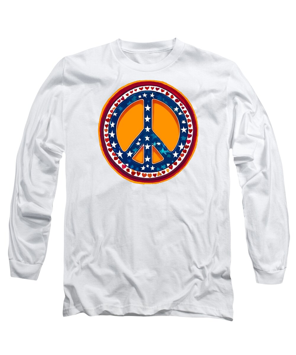 MAKE PEACE GREAT AGAIN - Patriotic Peace - Long Sleeve T-Shirt