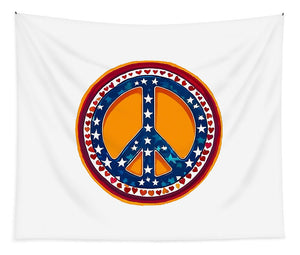 MAKE PEACE GREAT AGAIN - Patriotic Peace - Tapestry