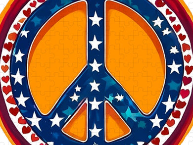 MAKE PEACE GREAT AGAIN - Patriotic Peace - Puzzle