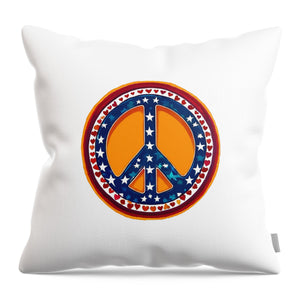 MAKE PEACE GREAT AGAIN - Patriotic Peace - Throw Pillow