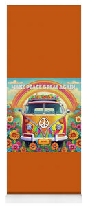 MAKE PEACE GREAT AGAIN - Love Van - Yoga Mat