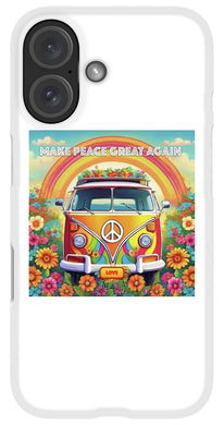 MAKE PEACE GREAT AGAIN - Love Van - Phone Case