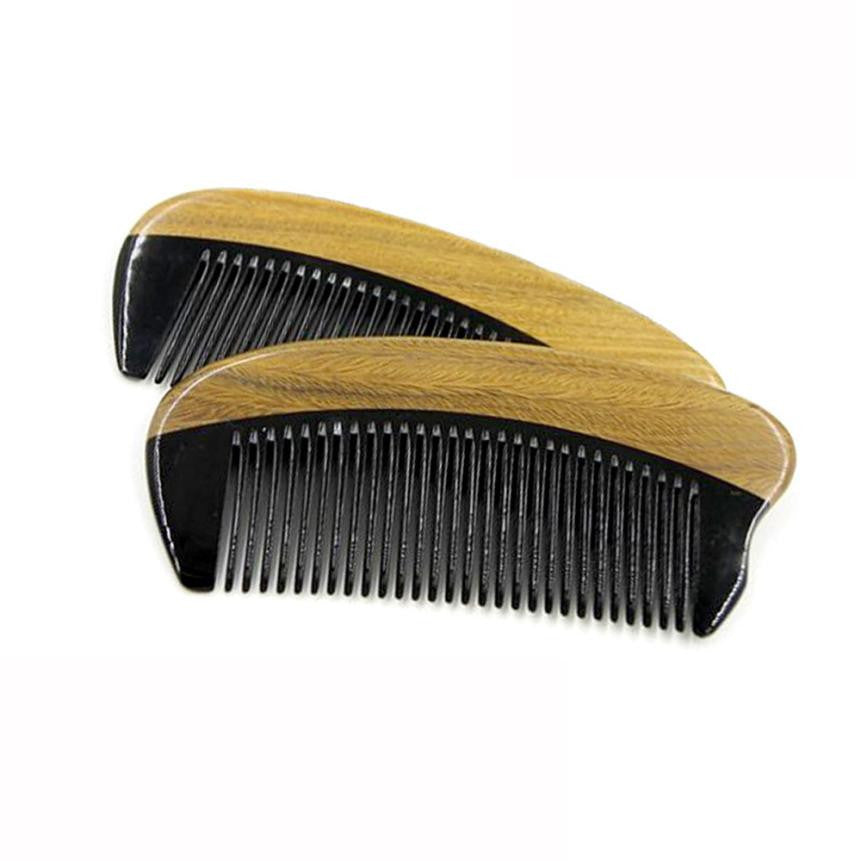 Handmade Sandalwood Ox Horn Comb - visitors