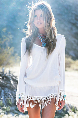 Malibu Beach, White Top or Mini Dress - visitors