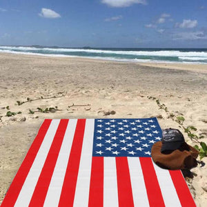 Flag Towel Blanket - visitors